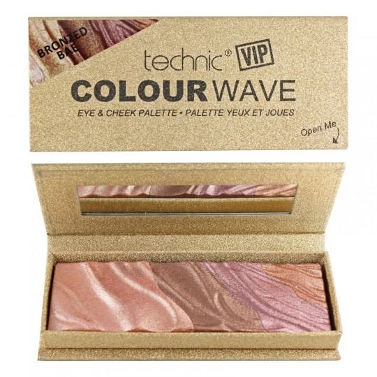 Technic VIP Colour Wave Eye & Cheek Palette - Bronzed Bae