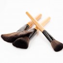 Tools For Beauty 24Pcs Makeup Brush Set with Pouch - Wooden Black