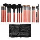 Tools For Beauty 28Pcs Makeup Brush Set with Pouch - Cherry Black