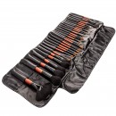 Tools For Beauty 28Pcs Makeup Brush Set with Pouch - Cherry Black