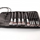 Tools For Beauty 12Pcs Kabuki Makeup Brush Set - Black