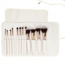 Tools For Beauty 12Pcs Kabuki Makeup Brush Set - White