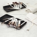 Tools For Beauty 12Pcs Kabuki Makeup Brush Set - White