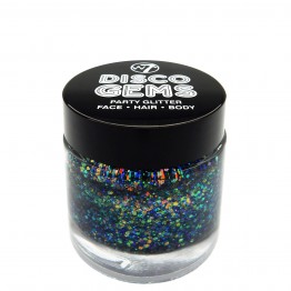 W7 Disco Gems Festival Party Glitter Gel Makeup - Night Rider