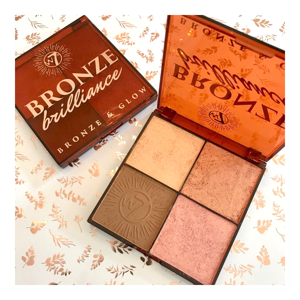 W7 Bronze Brilliance Bronze & Glow Palette Light/Medium