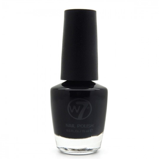 W7 Nail Polish - 28 Black