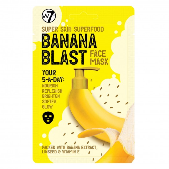 W7 Super Skin Superfood Face Mask - Banana Blast