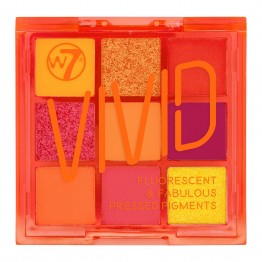 W7 Vivid Eyeshadow Palette - Outrageous Orange