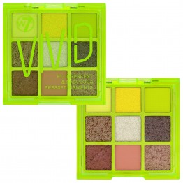 W7 Vivid Eyeshadow Palette - Glowin' Green