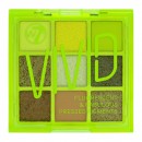 W7 Vivid Eyeshadow Palette - Glowin' Green