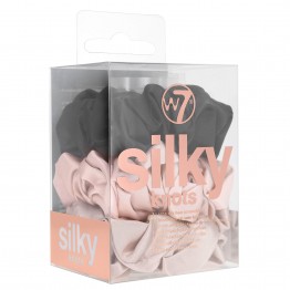 W7 Silky Knots Hair Scrunchies 3 Pack