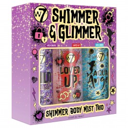 W7 Shimmer & Glimmer Body Mist Trio