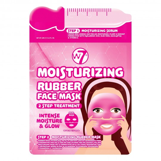 W7 Moisturising 2 Step Treatment Rubber Face Mask