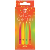 W7 Glow Getter Neon Tweezer Kit
