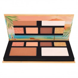 W7 Tropical Escape Face & Eye Palette - Golden Gaze Light/Medium