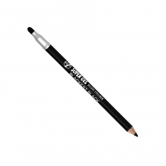 W7 Super Gel Deluxe Eyeliner Pencil - Blackest Black
